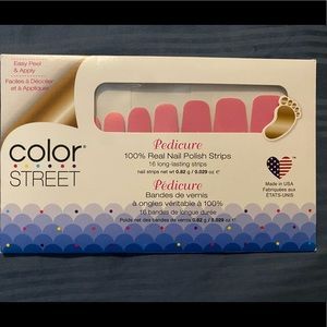 Color Street Strawberry Sunrise Pedicure Polish